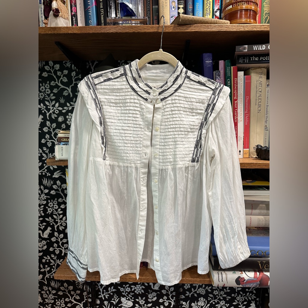 Ba&Sh Button Down Western Inspired Top